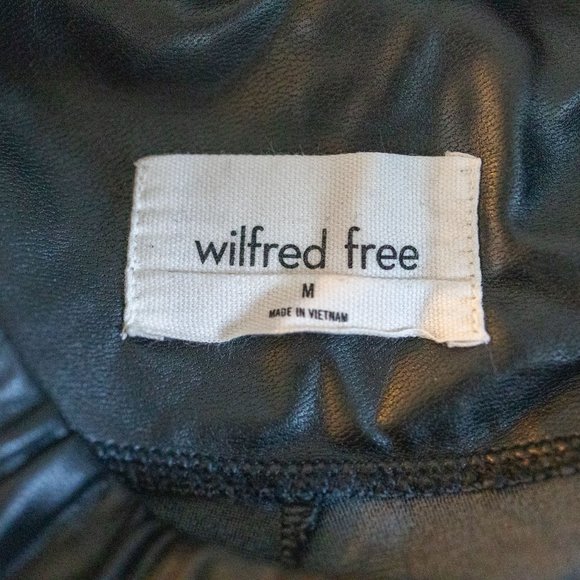 New Without Tags Wilfred Free Daria Pant High-waisted Vegan Leather leggings - Picture 3 of 3